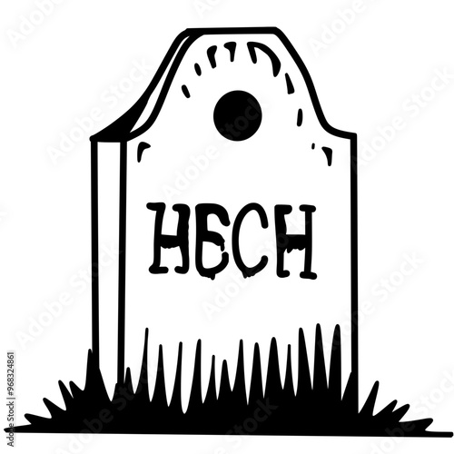Grave outline