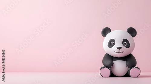  A 3D Character Against a Soft Pastel Background 