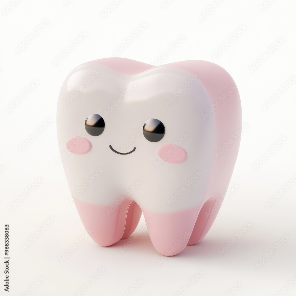 3D icon of dental, on a solid white background 3D icon of dental, on a solid white background