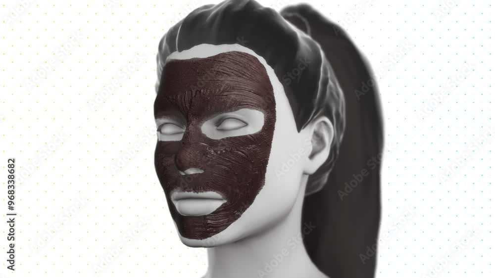 Wrinkle care. Mask. Rejuvenation. A woman's face. Wrinkle care. Mask. Rejuvenation. A woman's face.