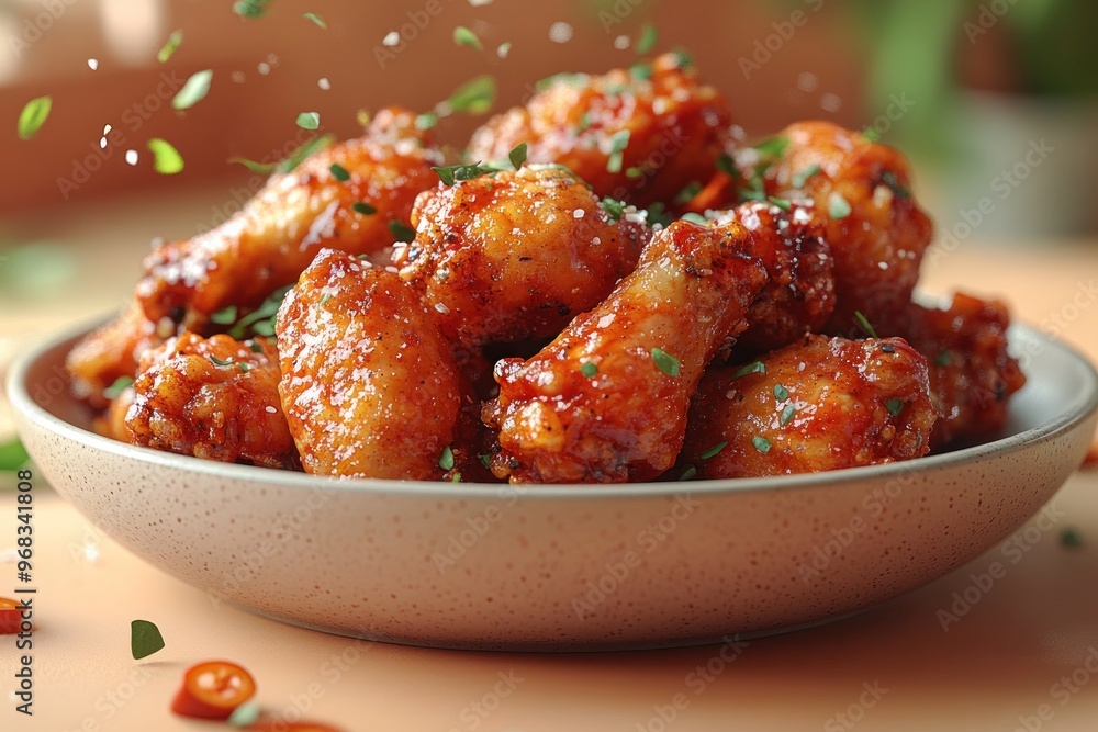 Crispy Chicken Wings in a Bowl Crispy Chicken Wings in a Bowl