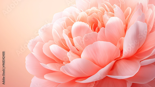 Wallpaper Mural A beautiful close-up of a soft pink flower, showcasing delicate petals and a serene background, perfect for floral design projects. Torontodigital.ca