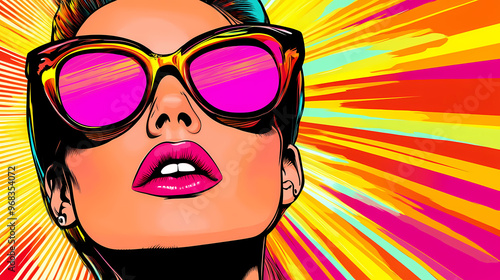 Pop art background. Pop Art. Illustration