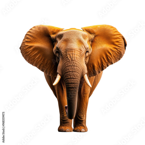 elephant isolated on white