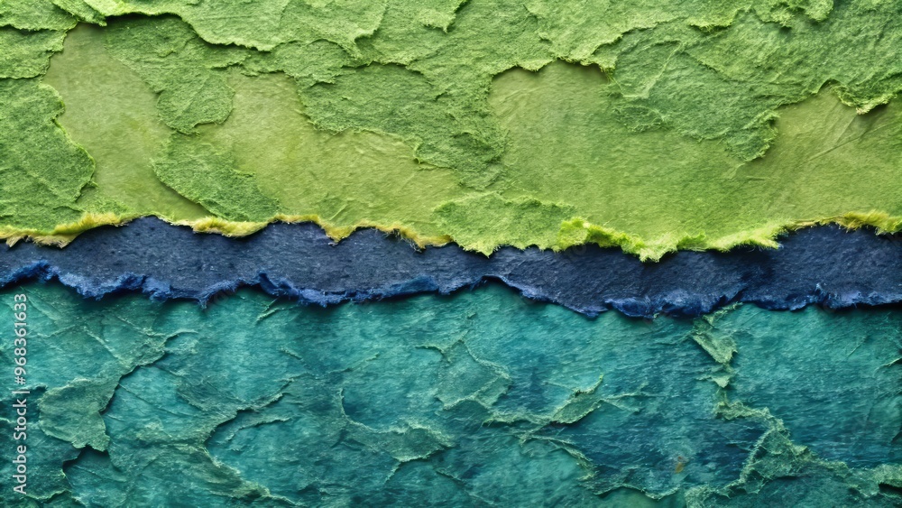 * Delicate patterns of muted green and navy unfold like worn paper, with frayed edges suggesting ancient wisdom. * Delicate patterns of muted green and navy unfold like worn paper, with frayed edges suggesting ancient wisdom.
