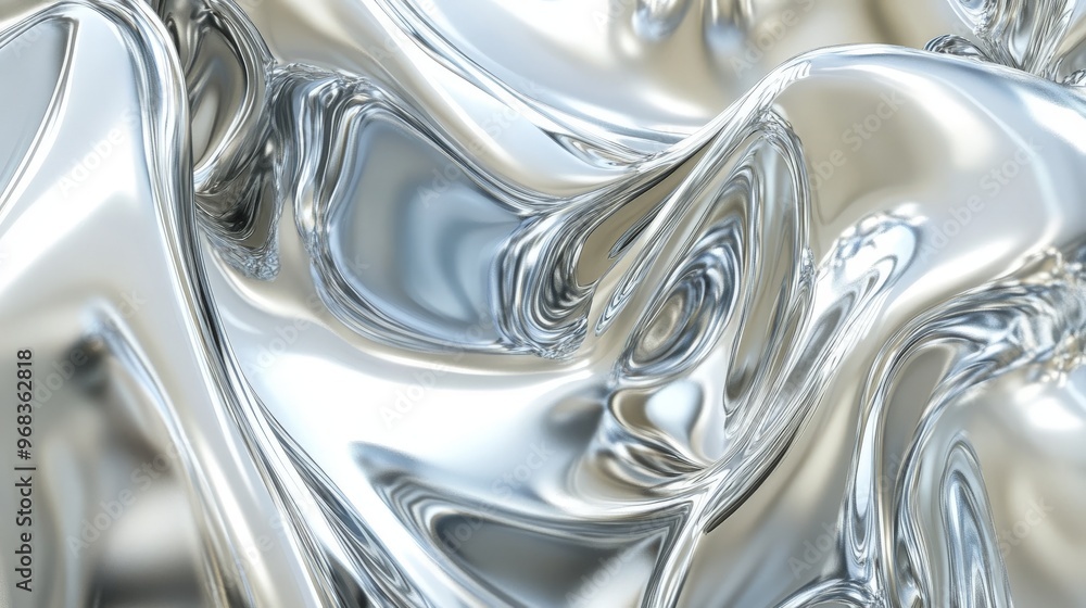 Abstract Silver Liquid Texture. Abstract Silver Liquid Texture.