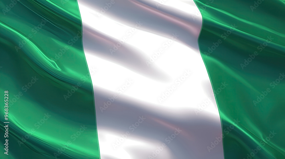 nigerian flag for national Day or Independence Day of nigeria nigerian flag for national Day or Independence Day of nigeria