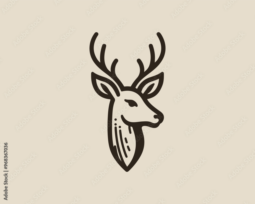 deer head icon deer head icon