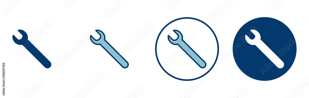 wrench icon vector isolated on white background. Wrench vector icon. Spanner symbol wrench icon vector isolated on white background. Wrench vector icon. Spanner symbol
