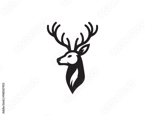 deer head vector illustration