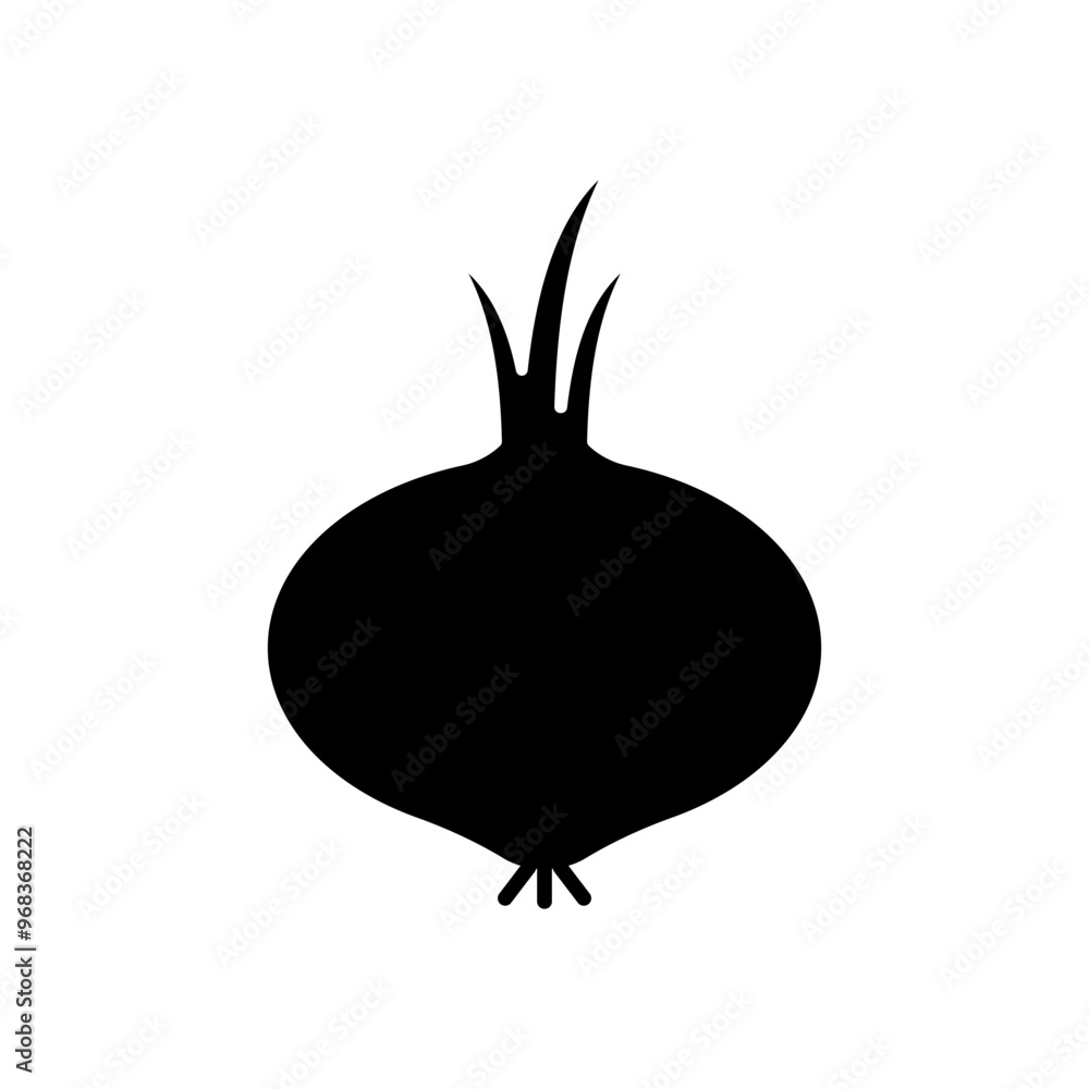 Onion icon flat design vector design templates Onion icon flat design vector design templates