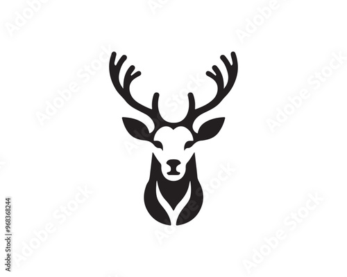 deer head vector