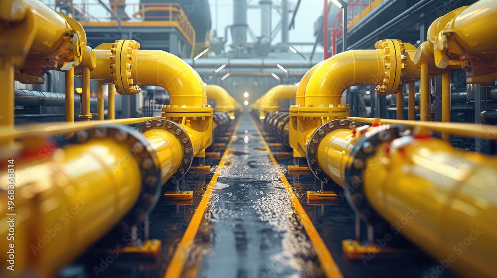 gas pipeline pipes, large industrial petrol station, heating, gas transmission over distance, water supply, equipment, technology, engineering, oil, chemistry gas pipeline pipes, large industrial petrol station, heating, gas transmission over distance, water supply, equipment, technology, engineering, oil, chemistry