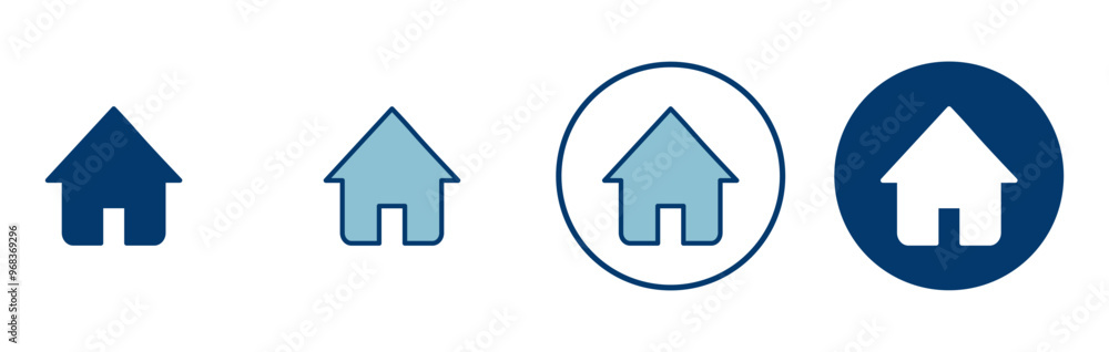 Home icon vector isolated on white background. House vector icon. Address Home icon vector isolated on white background. House vector icon. Address