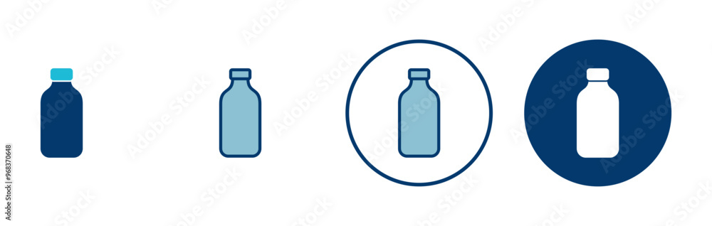 Bottle icon vector isolated on white background. Bottle vector icon Bottle icon vector isolated on white background. Bottle vector icon