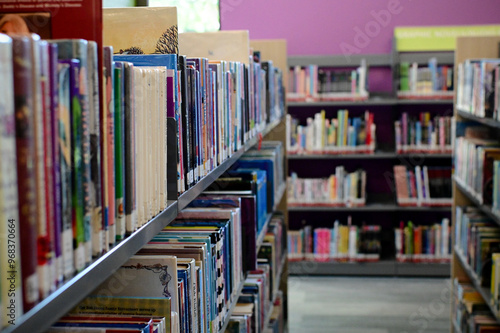 library book shelves