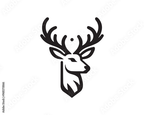 deer head vector illustration