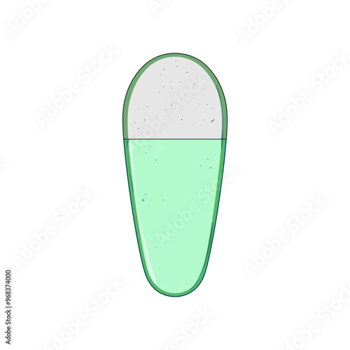 grooming nail file cartoon. buffer shape, polish care, tool salon grooming nail file sign. isolated symbol vector illustration