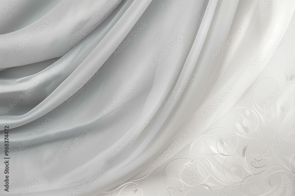 Fototapeta premium white silk background