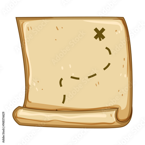 ocean nautical map cartoon. sea coastline, compass latitude, longitude bearings ocean nautical map sign. isolated symbol vector illustration