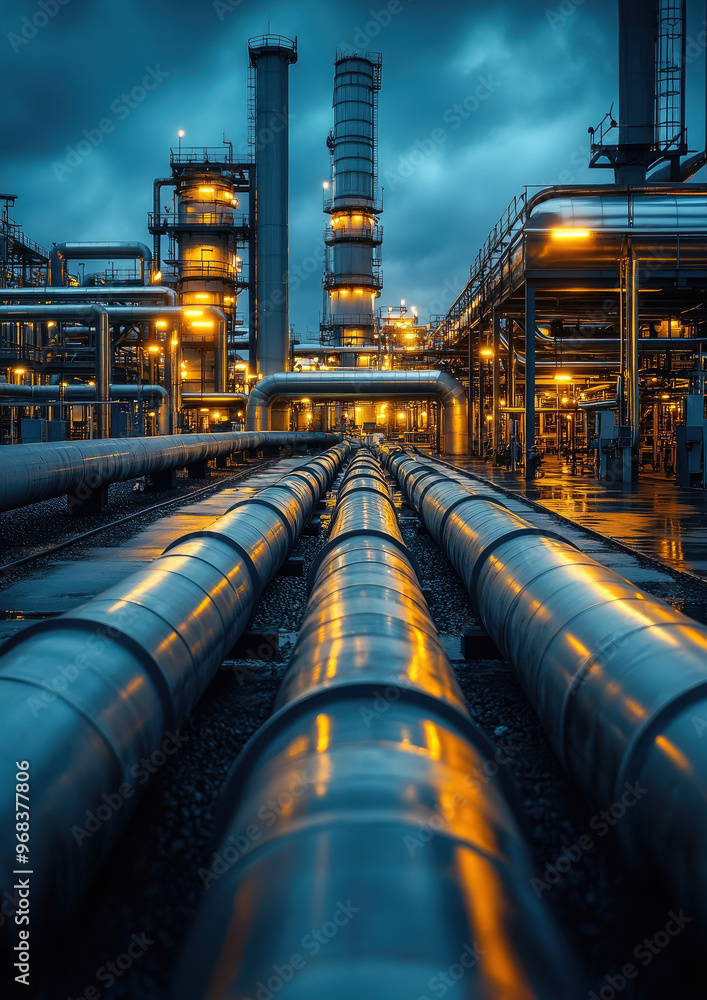 gas pipeline pipes, large industrial petrol station, heating, gas transmission over distance, water supply, equipment, technology, engineering, oil, chemistry gas pipeline pipes, large industrial petrol station, heating, gas transmission over distance, water supply, equipment, technology, engineering, oil, chemistry