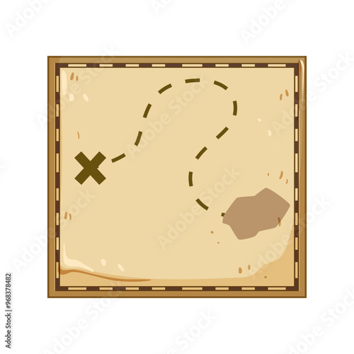 bearings nautical map cartoon. routes tides, currents buoys, landmarks sonar bearings nautical map sign. isolated symbol vector illustration