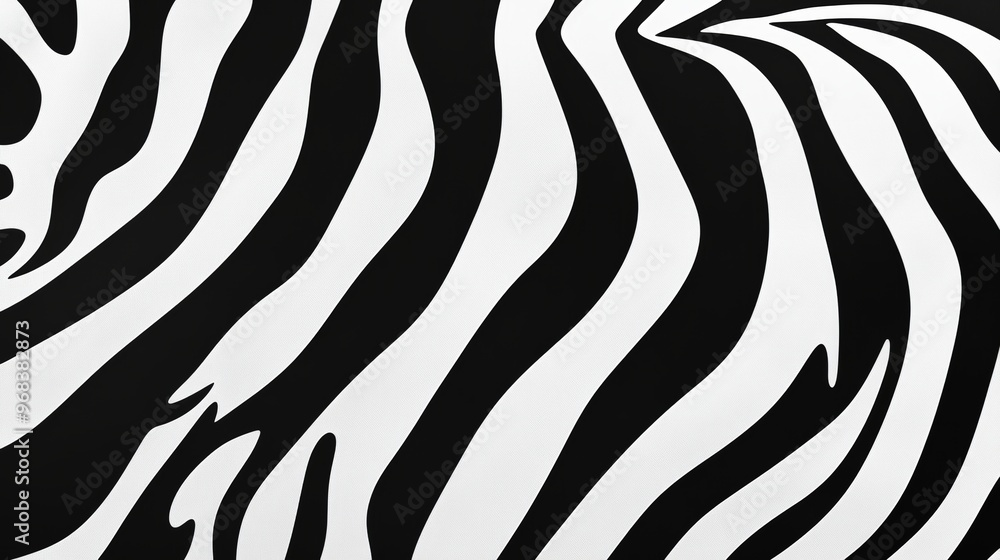 Zebra pattern black and white abstract design Zebra pattern black and white abstract design