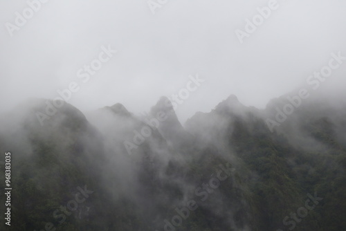 mist over the mountains