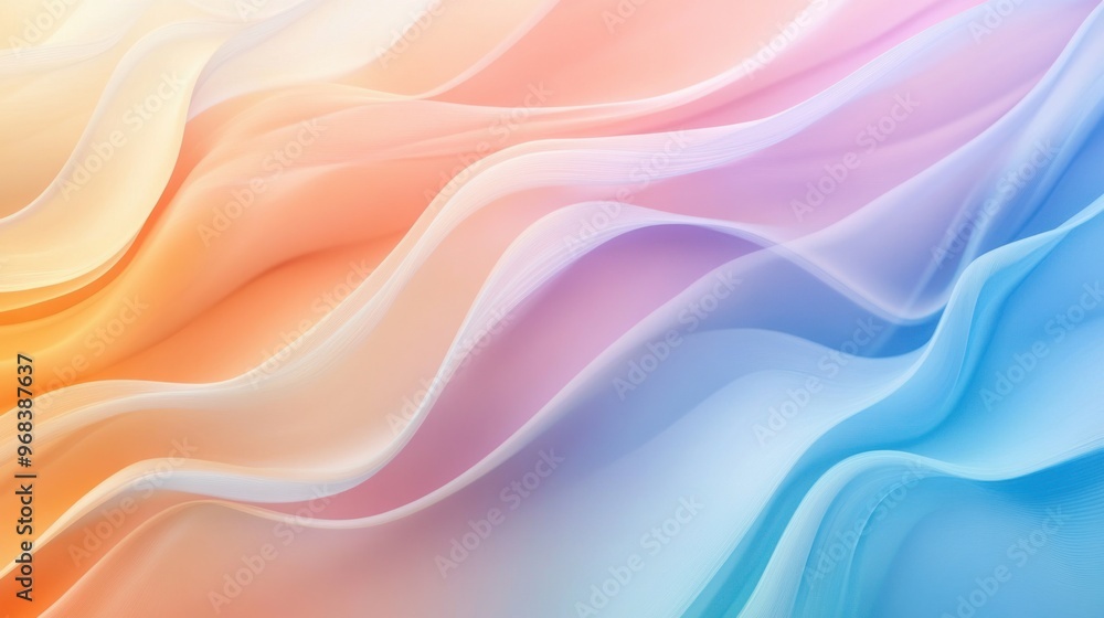 Colorful gradient pattern with soft, flowing lines, creating a smooth and harmonious design. Colorful gradient pattern with soft, flowing lines, creating a smooth and harmonious design.
