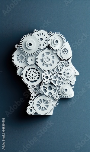 Wallpaper Mural Psychological insight: psychology and psychoanalysis, mental processes and neuroscience, key to effective treatment for brain-related mental illnesses and disorders Torontodigital.ca