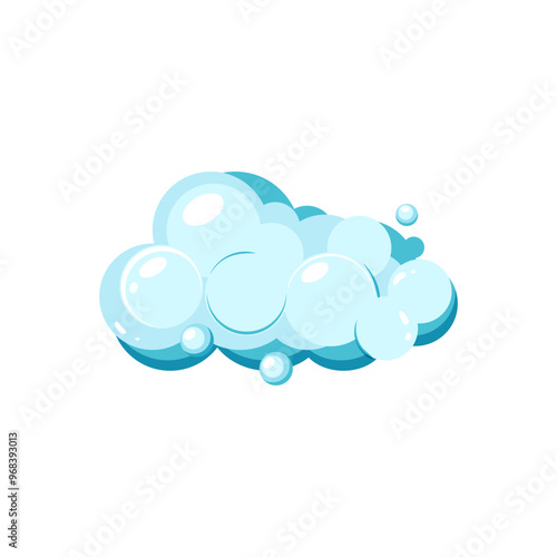 conditioner shampoo foam cartoon. suds moisture, volume shine, softness fragrance conditioner shampoo foam sign. isolated symbol vector illustration