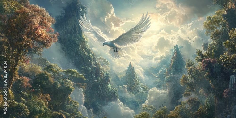 Fototapeta premium The land of twilight, a picture beyond imagination