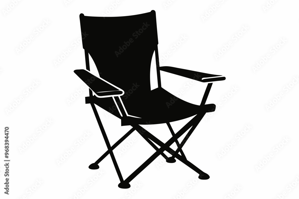Camping chair Silhouette vector, Outdoor Folding chair black Clipart, Chair Silhouette Camping chair Silhouette vector, Outdoor Folding chair black Clipart, Chair Silhouette