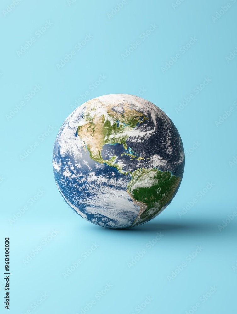 Planet earth in space Planet earth in space