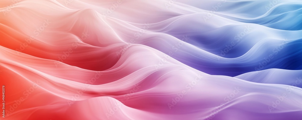 Colorful abstract wave pattern with smooth gradient Colorful abstract wave pattern with smooth gradient