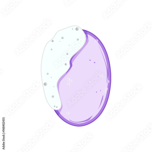 virus soap antibacterial cartoon. clean wash, lather foam, skin care virus soap antibacterial sign. isolated symbol vector illustration
