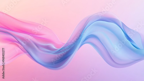 Abstract wavy colorful background with soft pastel