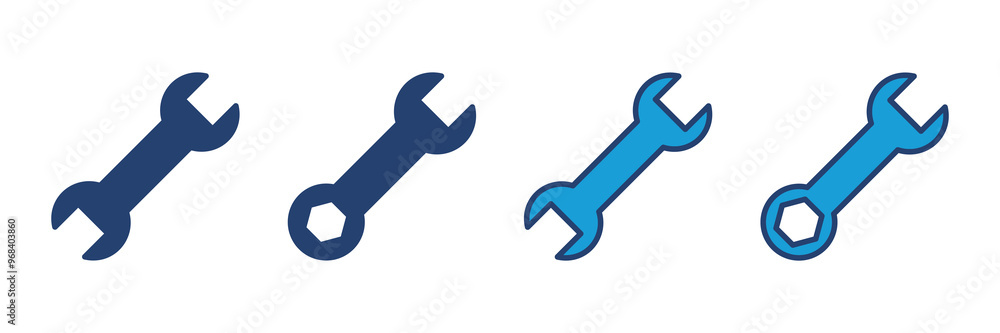 Wrench icon vector. repair icon vector. tools icon vector Wrench icon vector. repair icon vector. tools icon vector