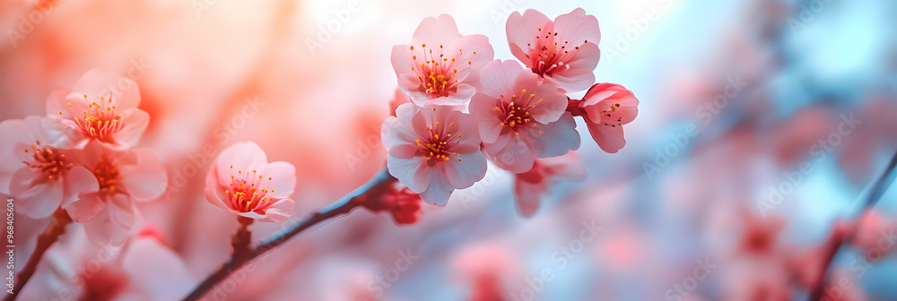 Pink Spring Blossoms: Beauty of Nature in Bloom Pink Spring Blossoms: Beauty of Nature in Bloom