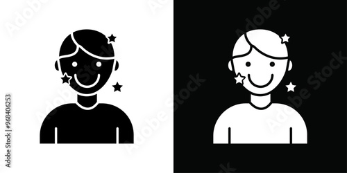 Pleasure icon Thin line flat illustration