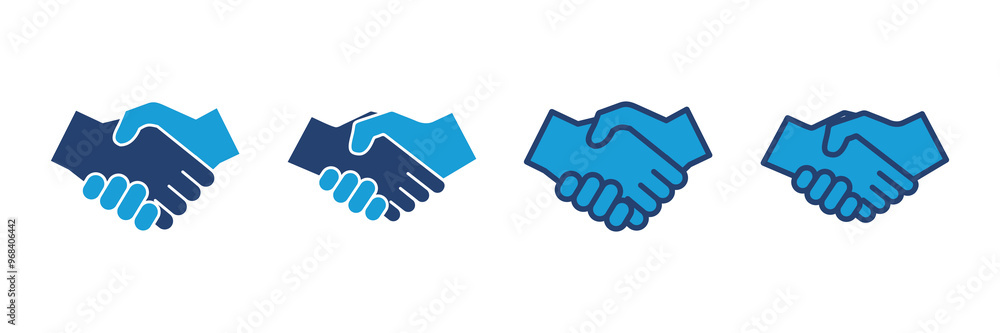 Handshake icon vector. business handshake. contact agreement Handshake icon vector. business handshake. contact agreement