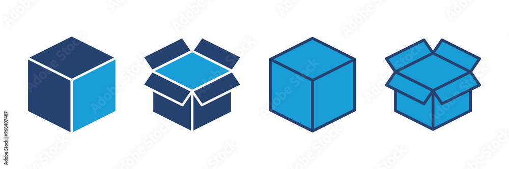 Box icon vector. box vector icon, package, parcel Box icon vector. box vector icon, package, parcel