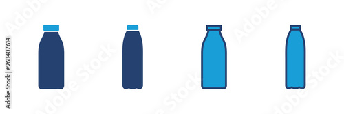 Bottle icon vector. bottle vector icon