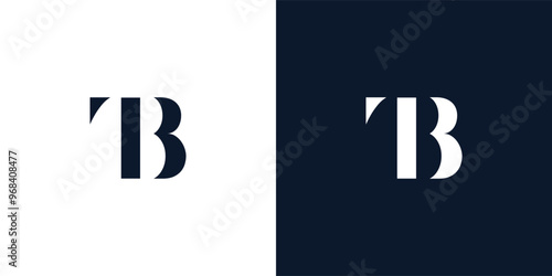 Abstract letter TB logo.