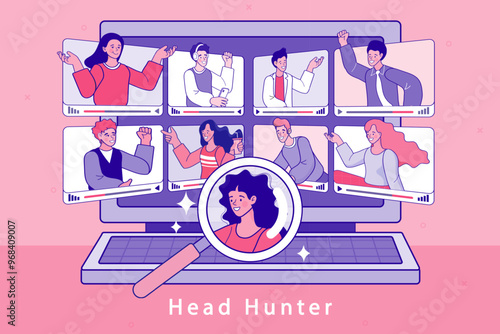Communication with the team via video online. 