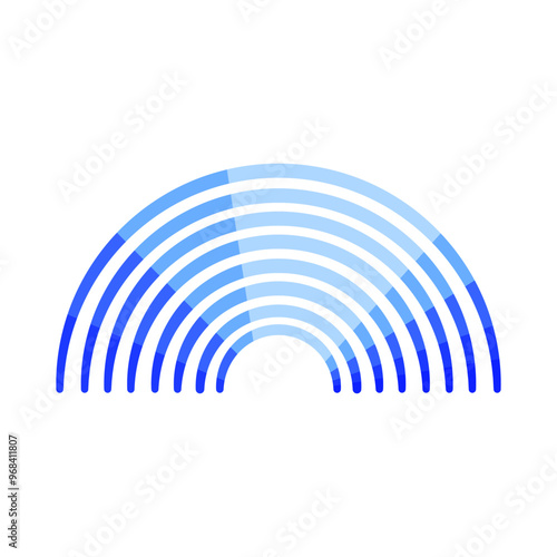 amplitude wireless signal wave cartoon. phase interference, attenuation reflection, refraction diffraction amplitude wireless signal wave sign. isolated symbol vector illustration