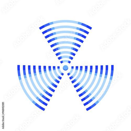 interference wireless signal wave cartoon. attenuation reflection, refraction diffraction, polarization spectrum interference wireless signal wave sign. isolated symbol vector illustration