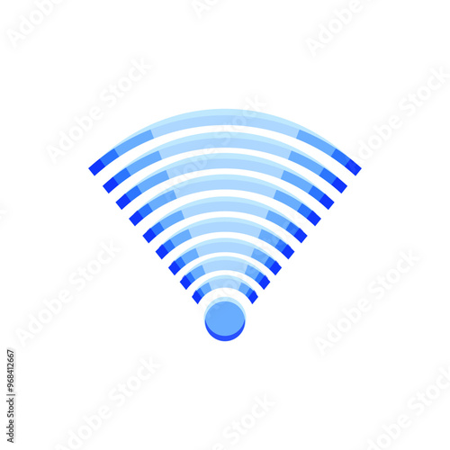 reflection wireless signal wave cartoon. refraction diffraction, polarization spectrum, antenna transmitter reflection wireless signal wave sign. isolated symbol vector illustration