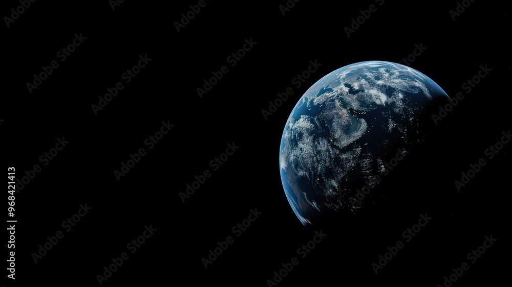 Earth From Space: A Blue Marble in the Void Earth From Space: A Blue Marble in the Void