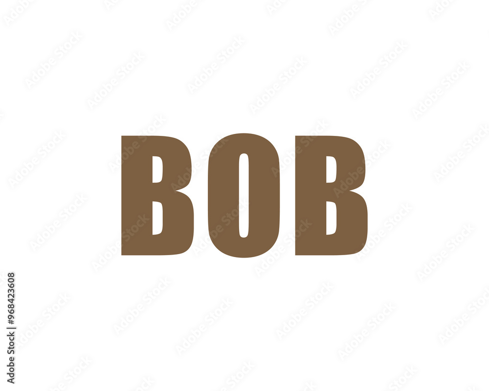 BOB Logo design vector template. BOB BOB Logo design vector template. BOB
